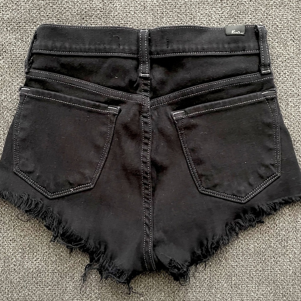 Black Jean Short Shorts size S
